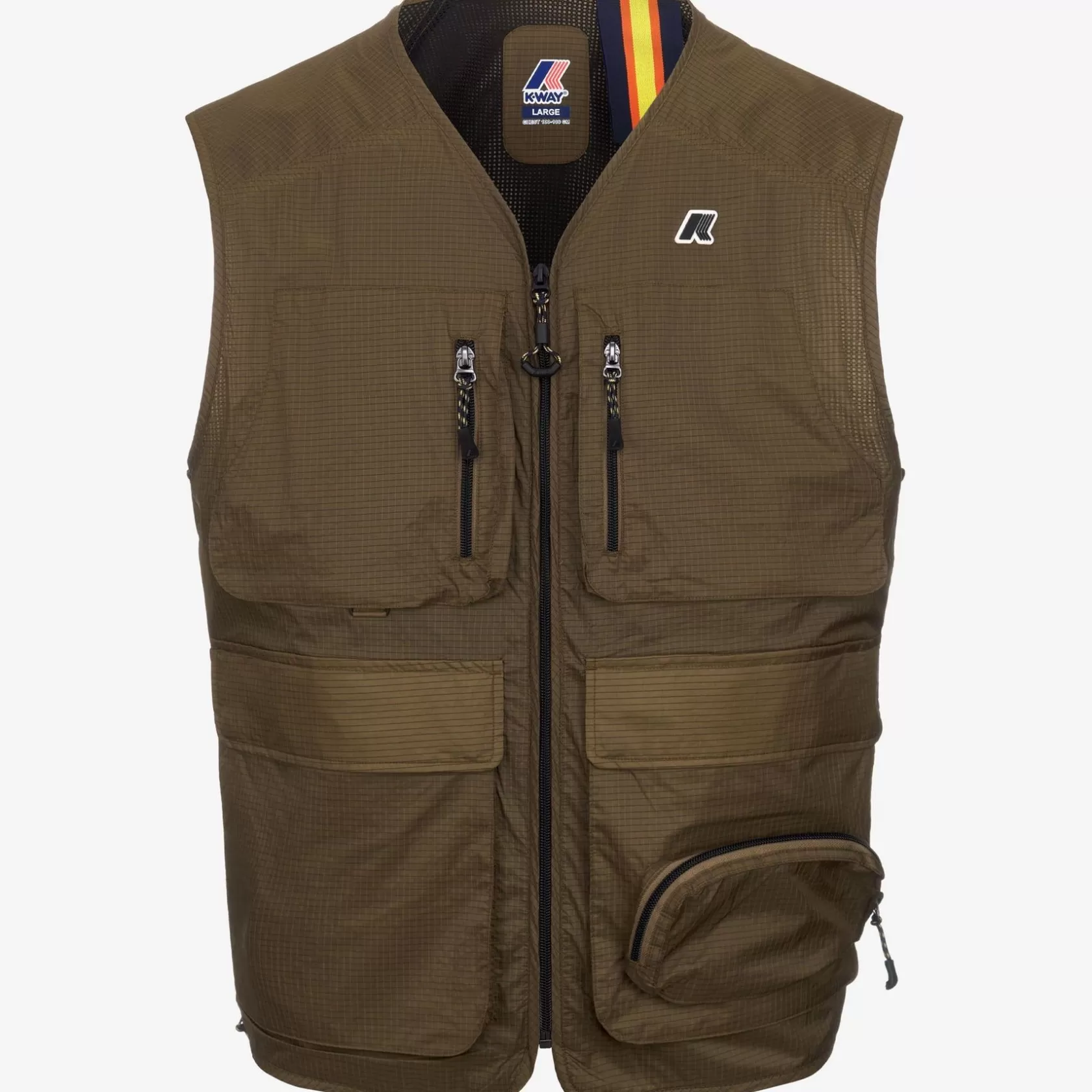 K-WAY Gilet^Allosbrown Corda Ripstop