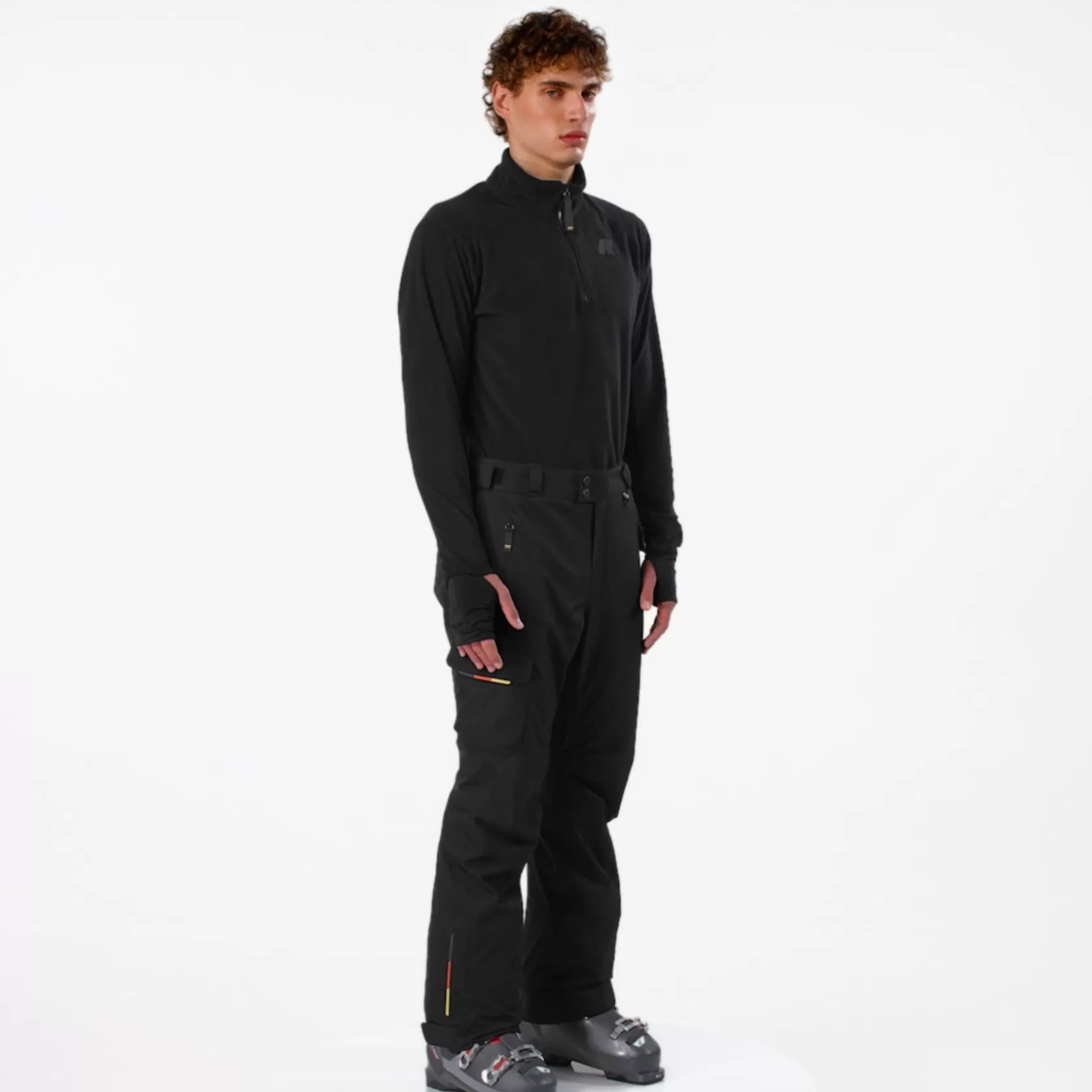 K-WAY Pantaloni^Avrieux Micro Twill 2 Strati Nero Puro