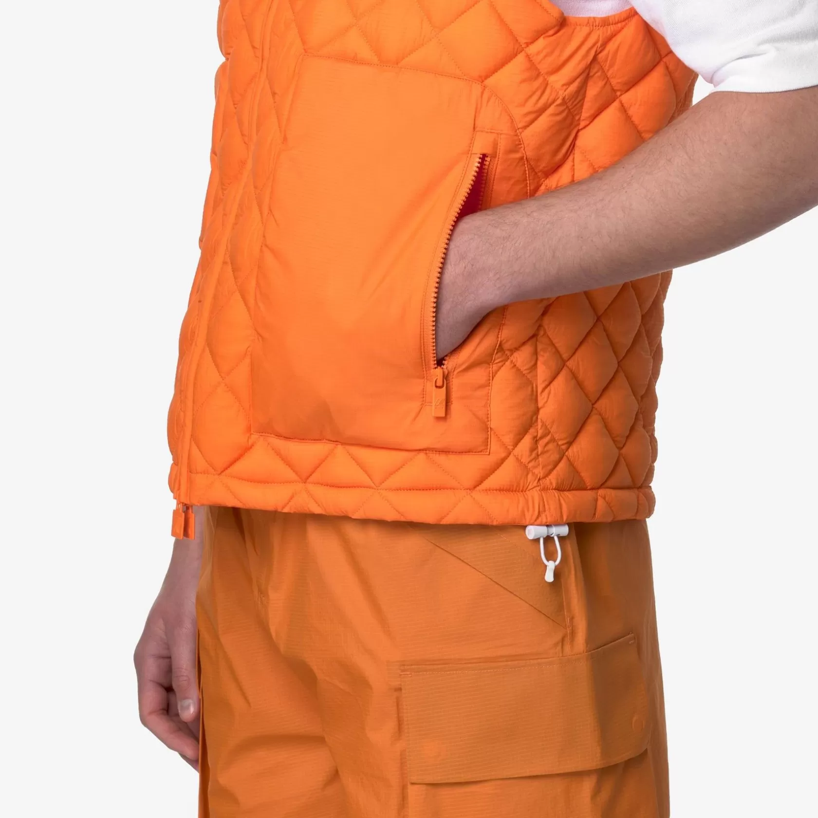 K-WAY Gilet^Barnely Eco Light Arancio Caldo