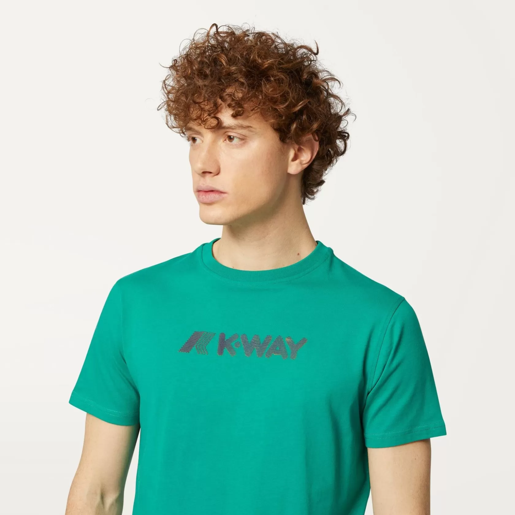 K-WAY T-Shirt^Elliot 3D Stripes Logoverde