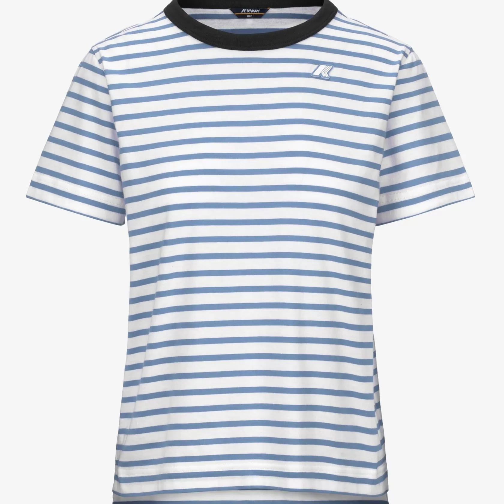 K-WAY T-Shirt^Emeli Stripesbianco-Blu A-Blu D