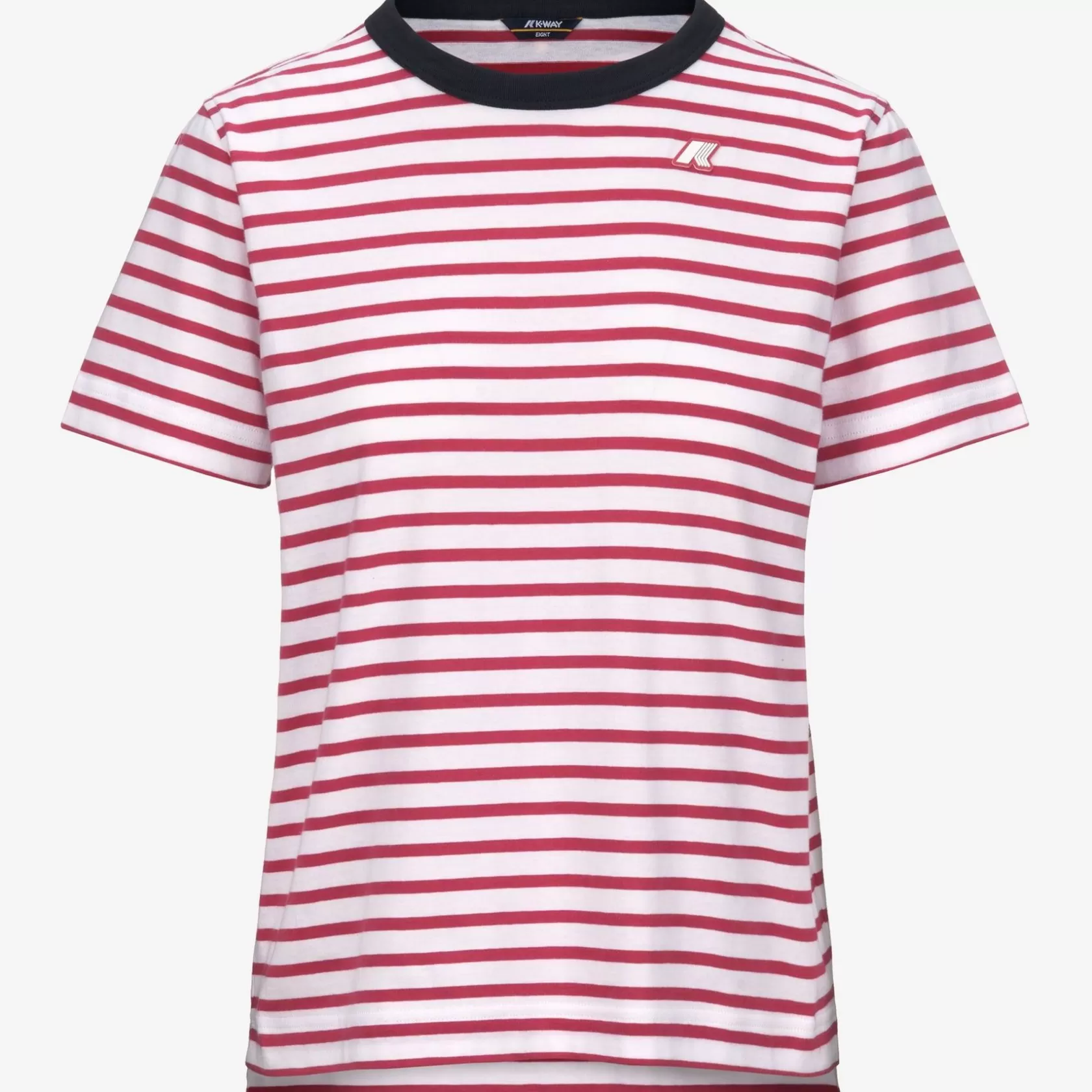 K-WAY T-Shirt^Emeli Stripesbianco-Rosa D-Blu