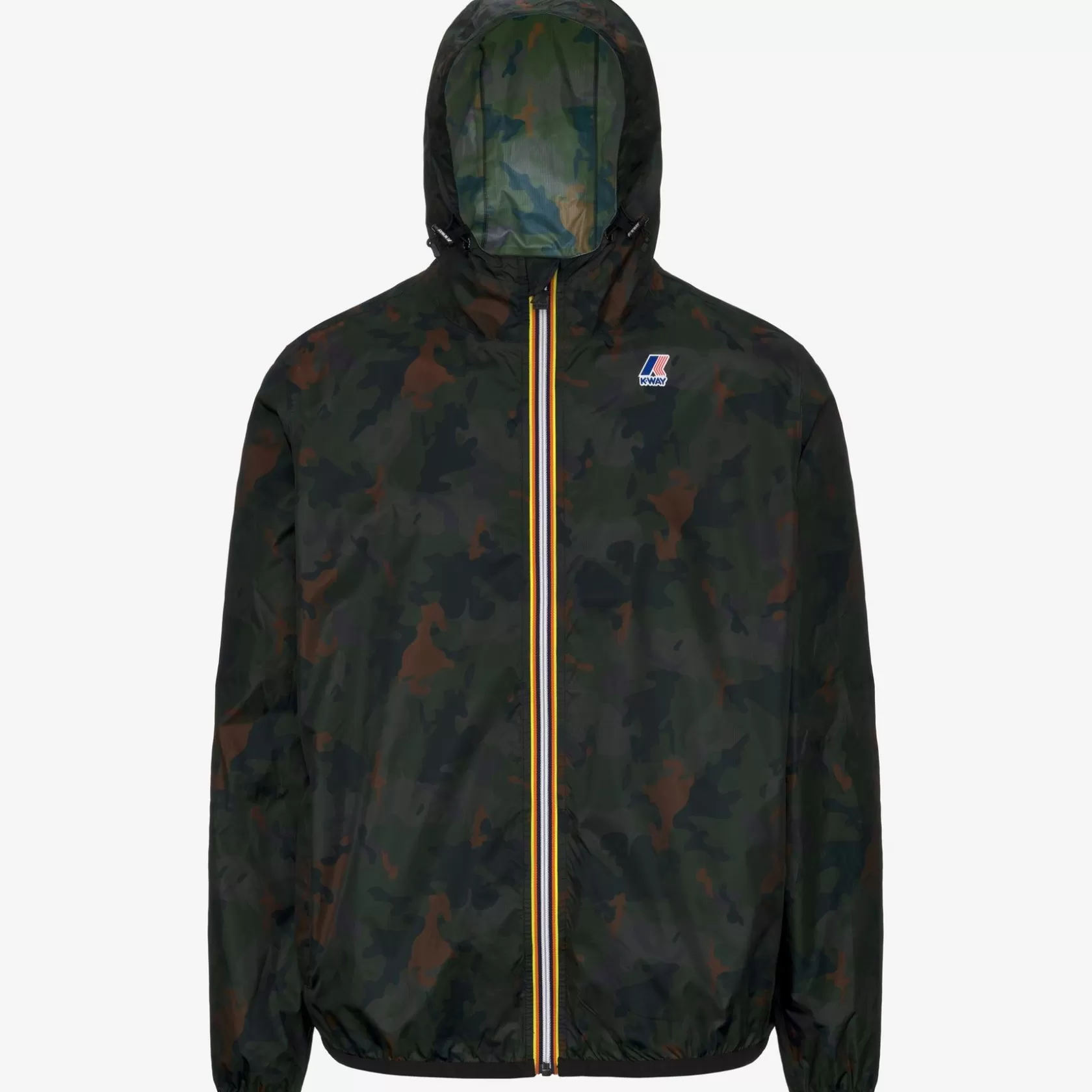 K-WAY Piumini E Giacche Lunghe^Le Vrai 3.0 Claude Graphiccamo Verde Blk