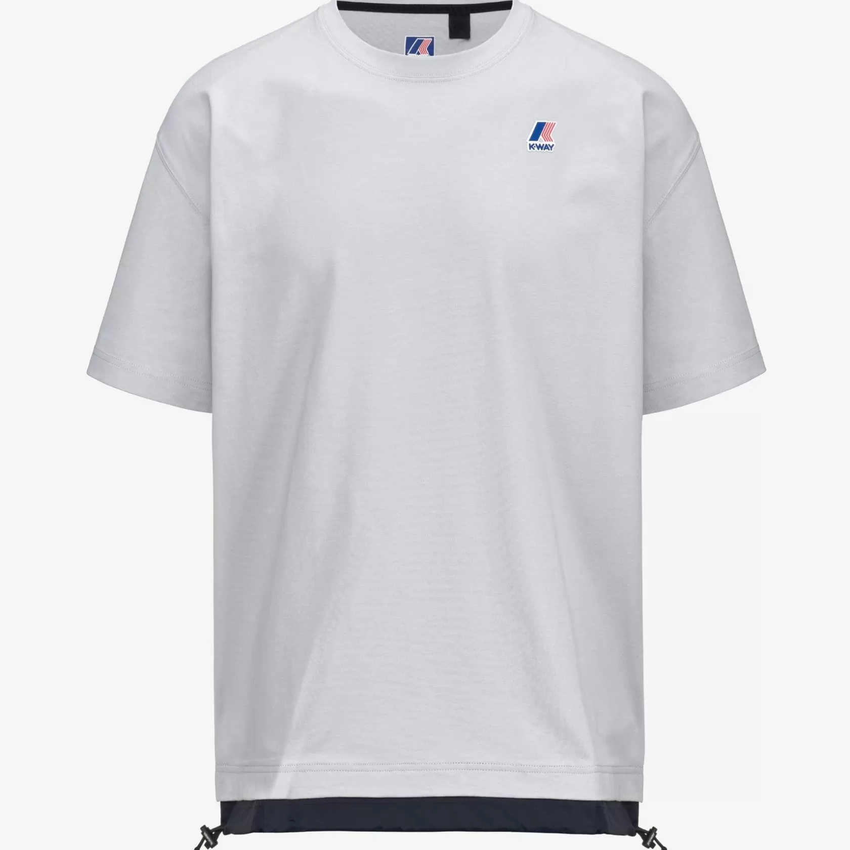 K-WAY T-Shirt^Le Vrai Serille Nylon Pcgrey Lt-Blu Profondita