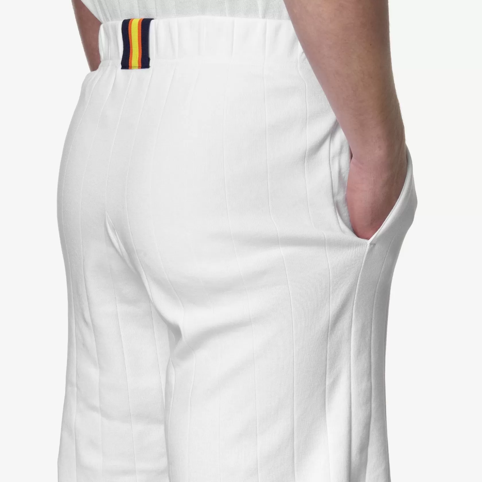 K-WAY Pantaloncini^Leoben Lavorato A Maglia Bianco