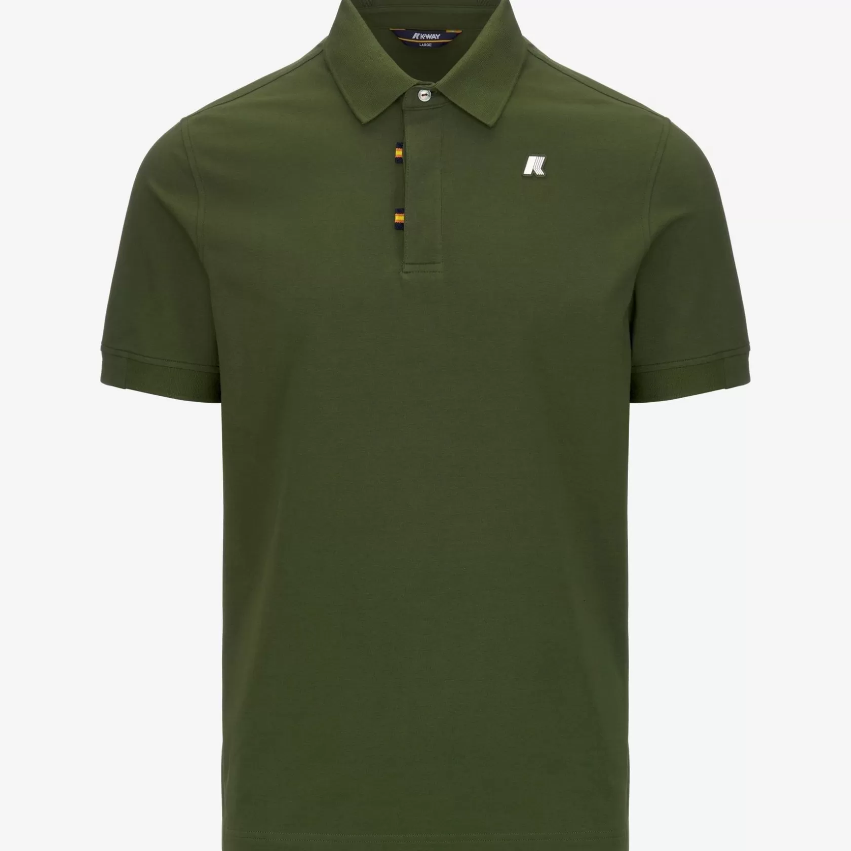 K-WAY Polo^Maglia Elasticizzata Alderic Verde Cipresso