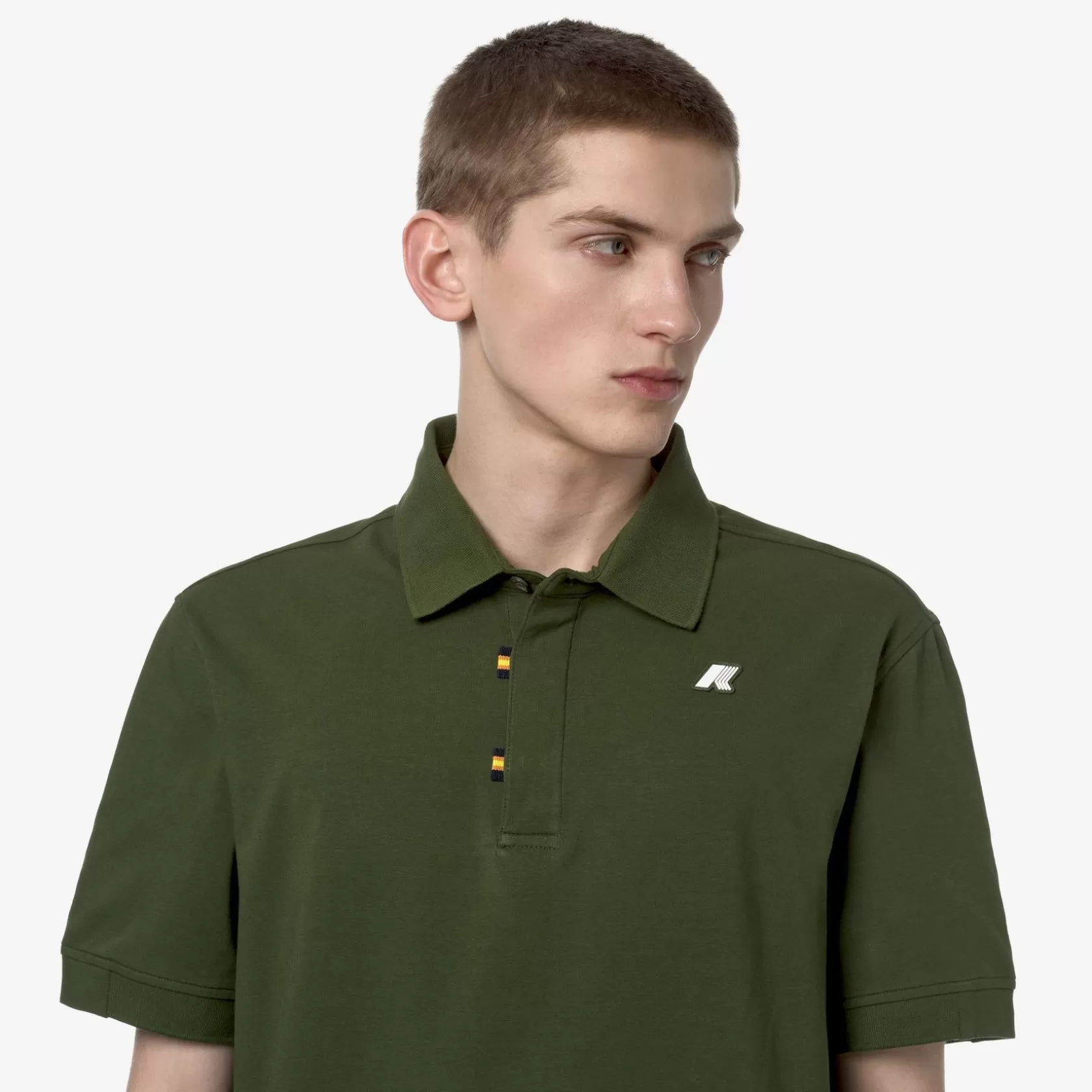 K-WAY Polo^Maglia Elasticizzata Alderic Verde Cipresso