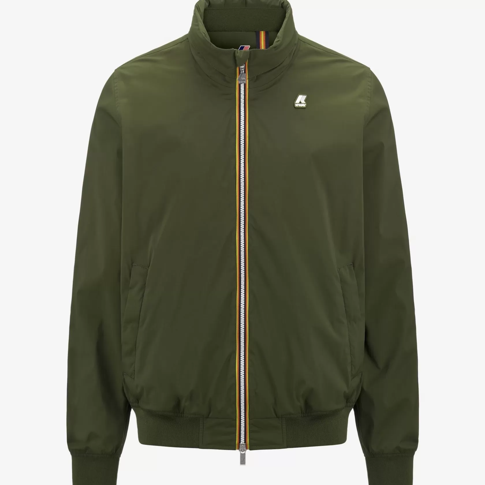 K-WAY Giacche Corte^Maglia In Nylon Elasticizzato Amaury Verde Cipresso