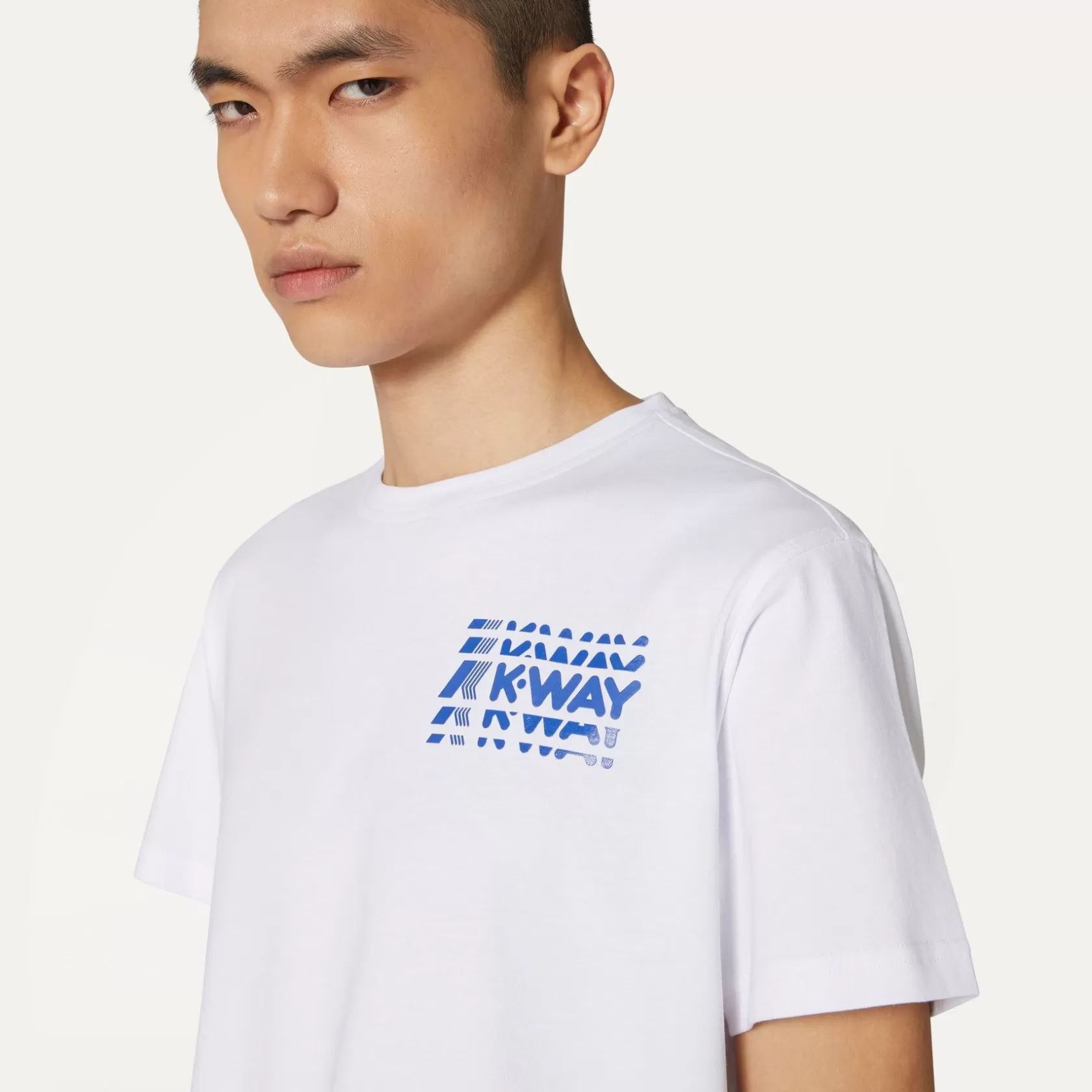 K-WAY T-Shirt^Odom Multiple Letteringbianco