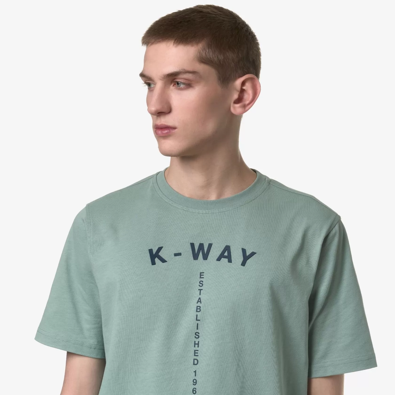 K-WAY T-Shirt^Odom Typo Est.Muffa Verde