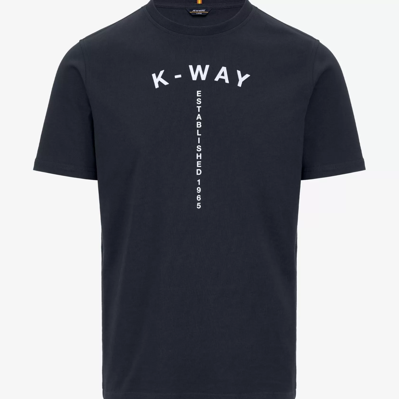 K-WAY T-Shirt^Odom Typo Est.Profondita Blu