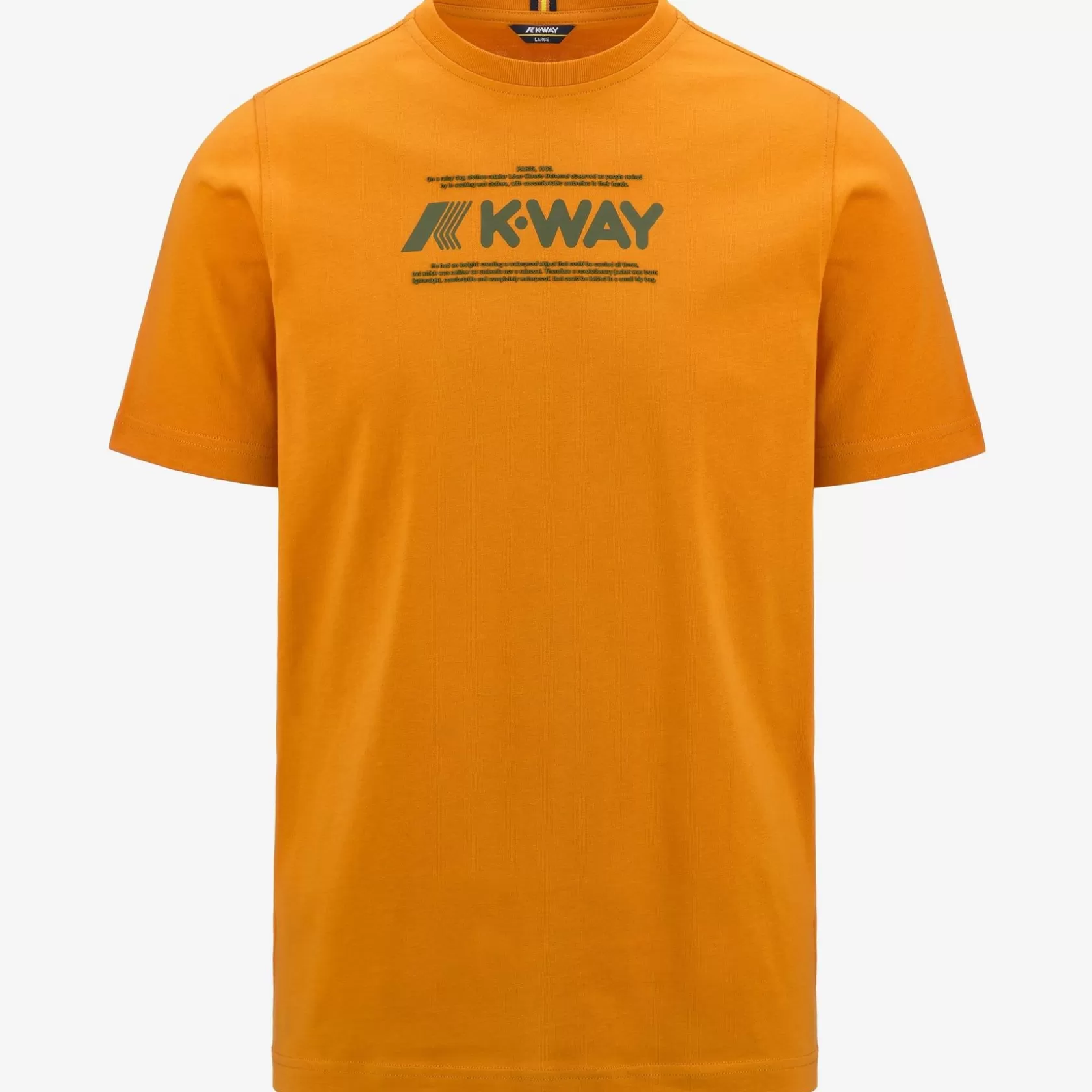 K-WAY T-Shirt^Odom Typoorange Md