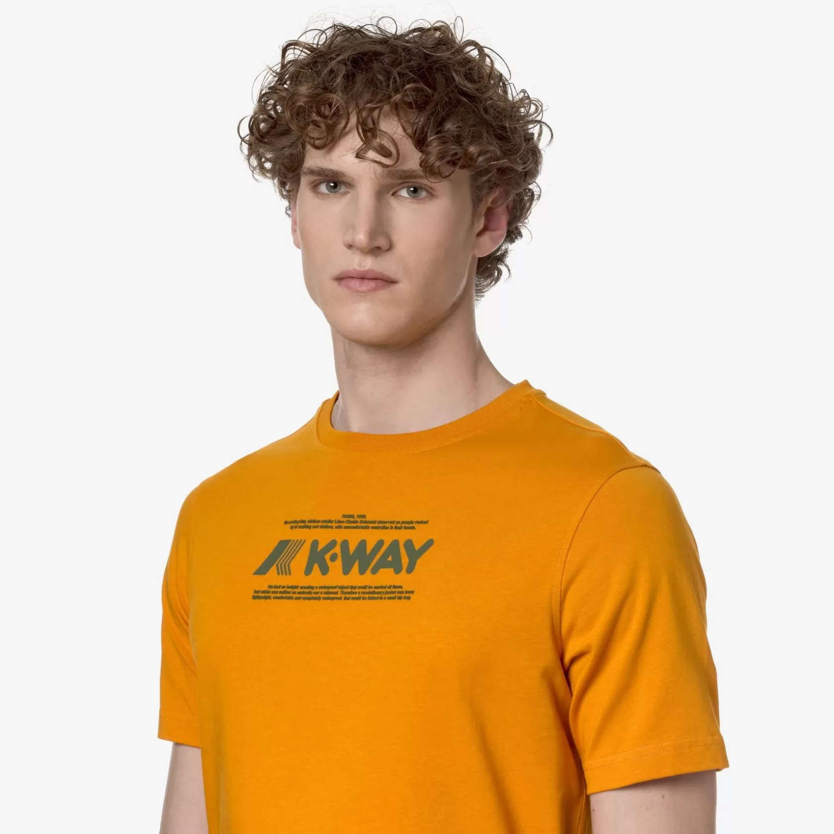 K-WAY T-Shirt^Odom Typoorange Md