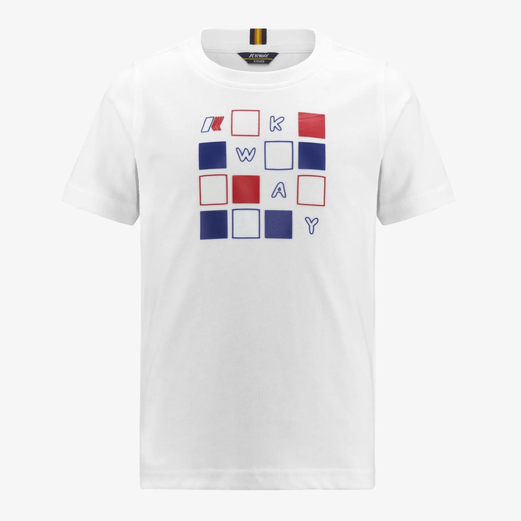 K-WAY T-Shirt^P. Odom Puzzlebianco