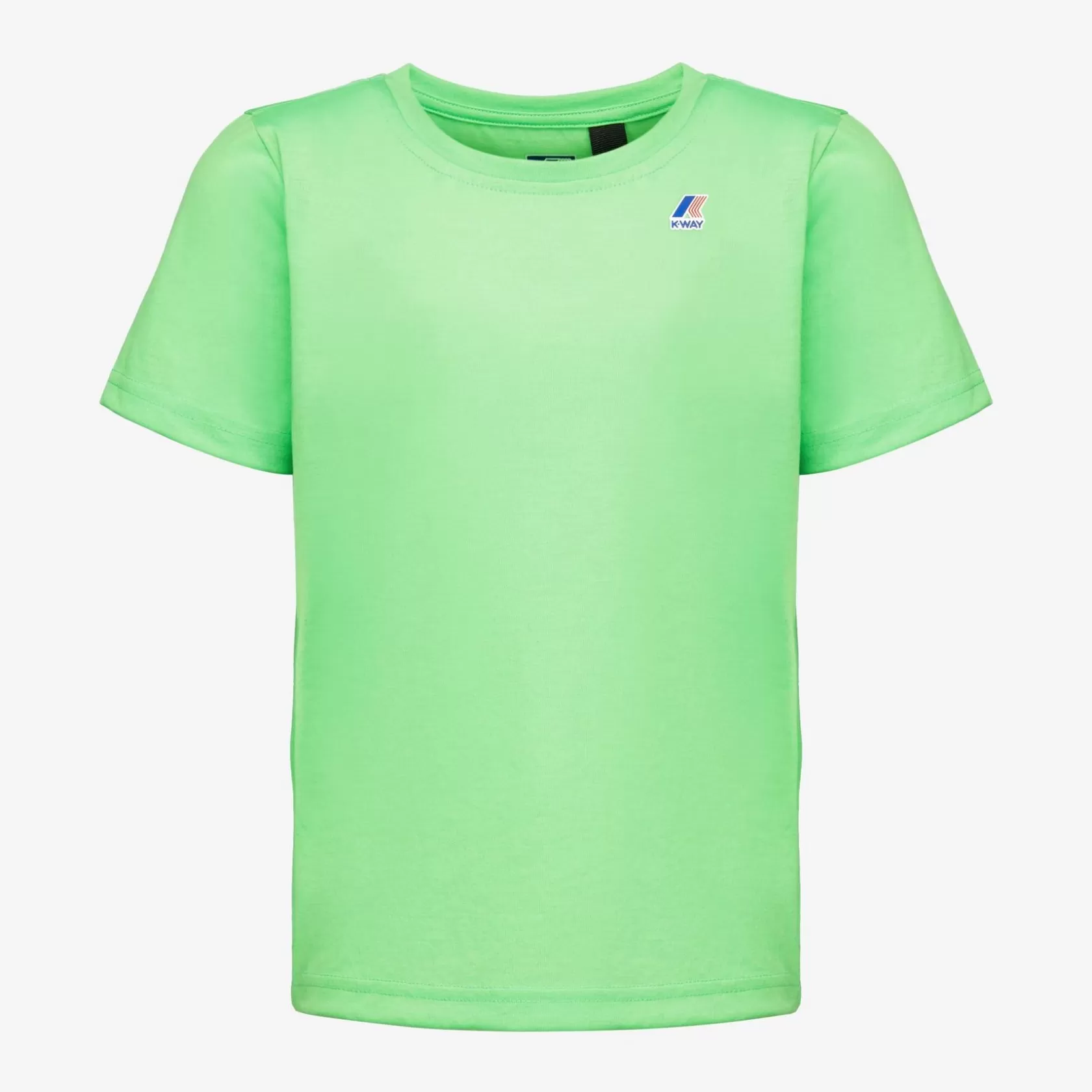 K-WAY T-Shirt^P.Le Vrai Edouard Fluogreen Fluo