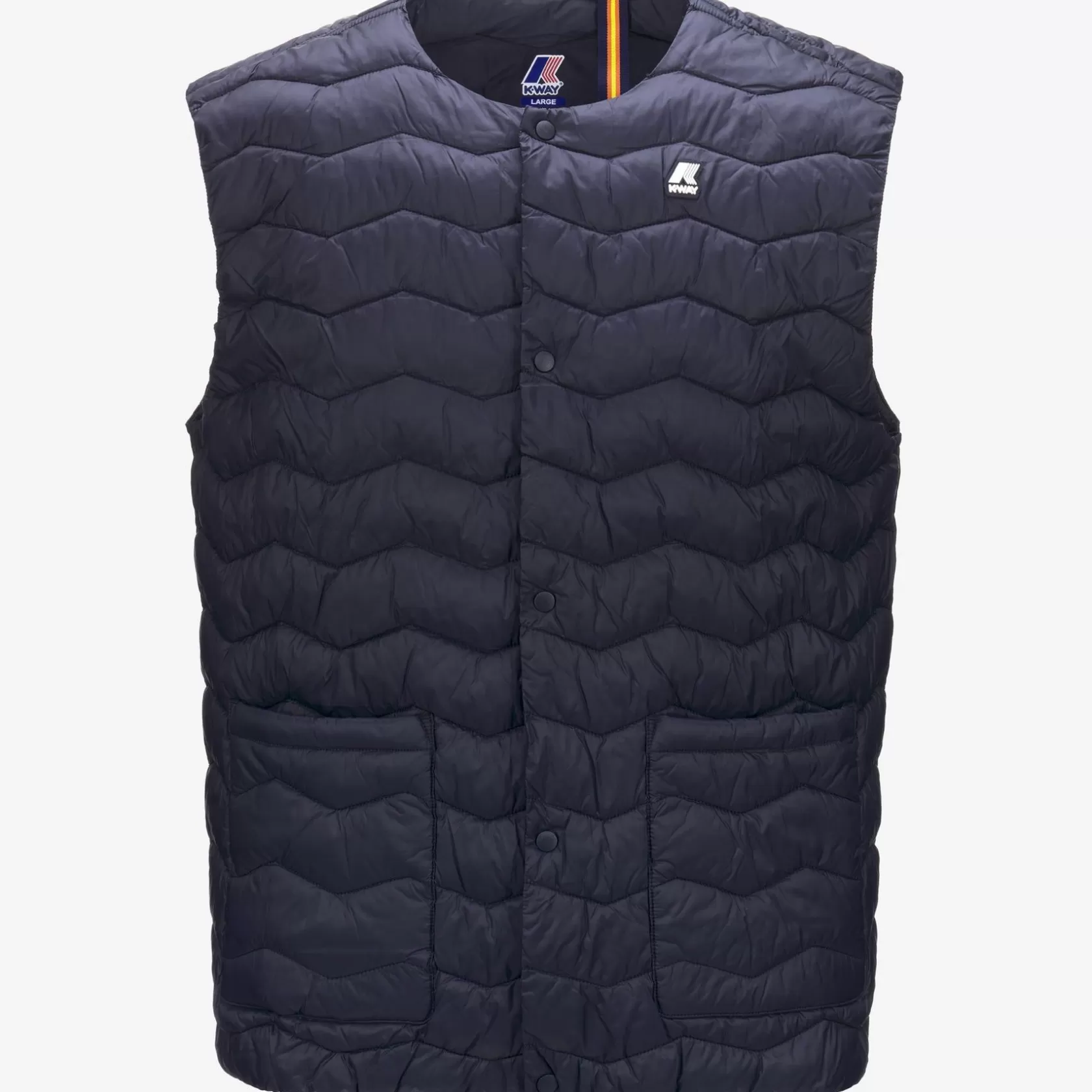 K-WAY Gilet^Profondita Blu Caldo Trapuntato Valty