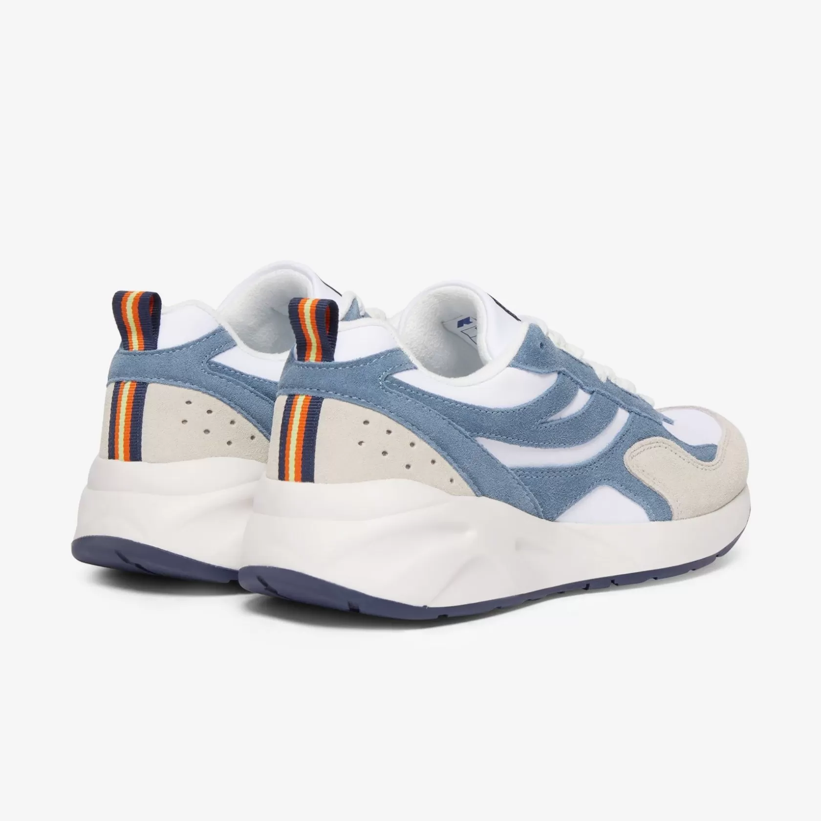 K-WAY Sneakers^Training 3.0 Lacesbianco-Azzurro Blizzard-Beige Lt-Blu Depth