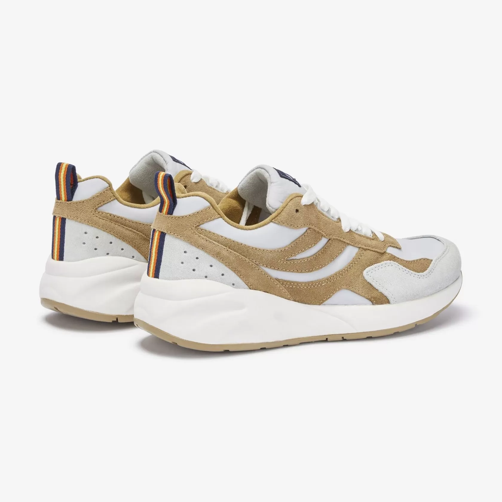 K-WAY Sneakers^Training 3.0 Lacesgrey Lt-Beige Kaki-Bianco