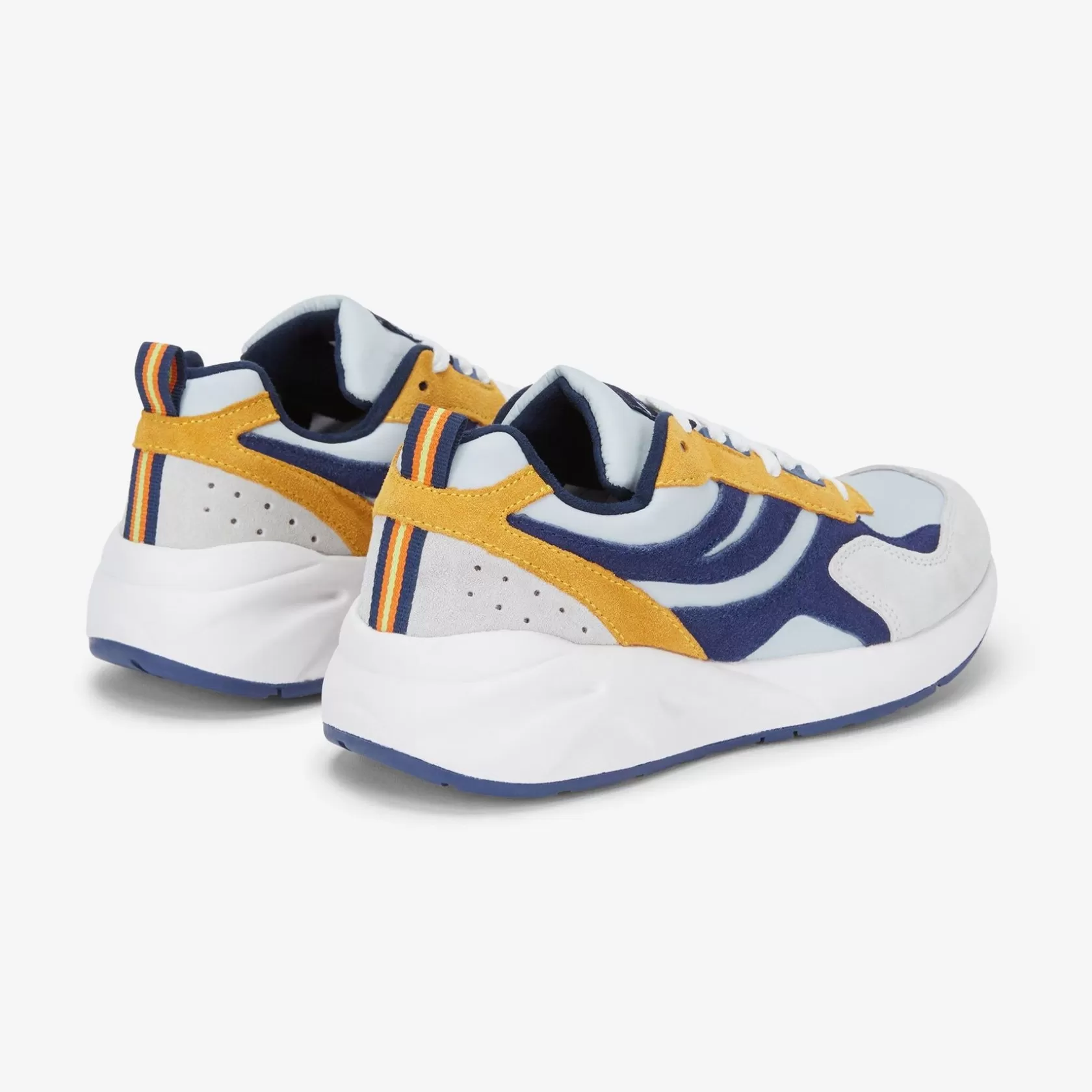 K-WAY Sneakers^Training 3.0 Lacesgrey Lt-Blu Medievale-Giallo Girasole