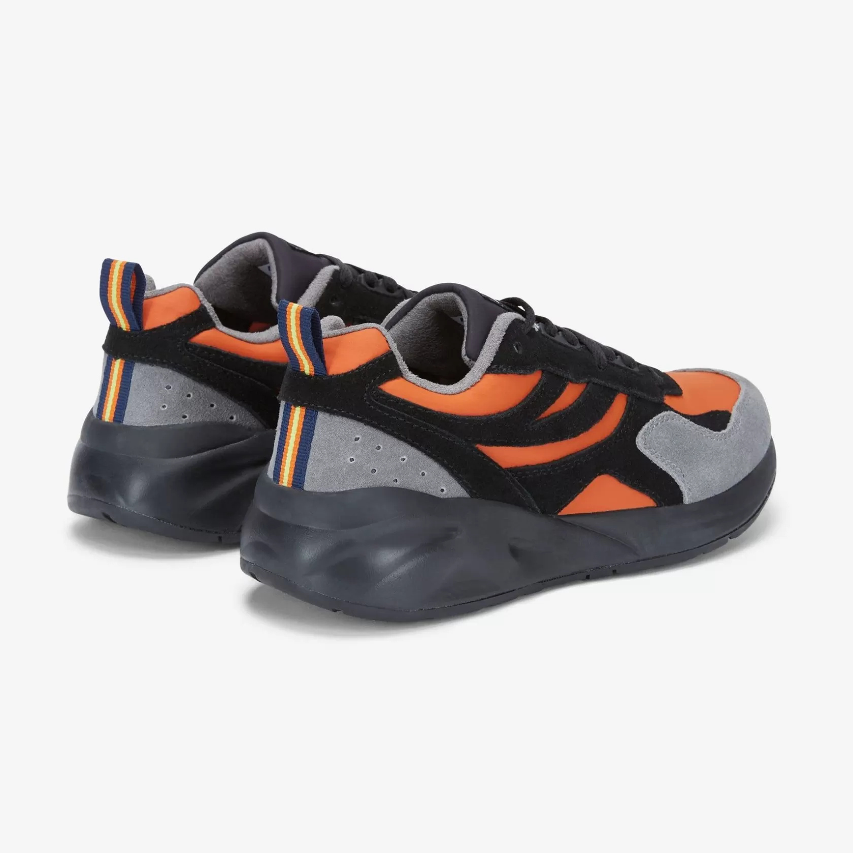 K-WAY Sneakers^Training 3.0 Lacesoarancio-Nero-Grigio Medio