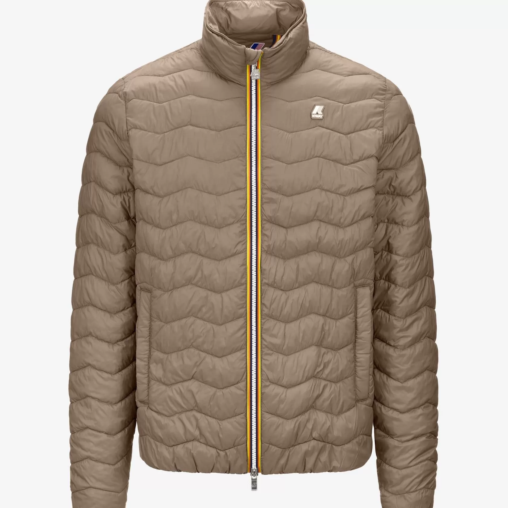 K-WAY Giacche Corte^Valentine Trapuntato Warmbeige Talpa