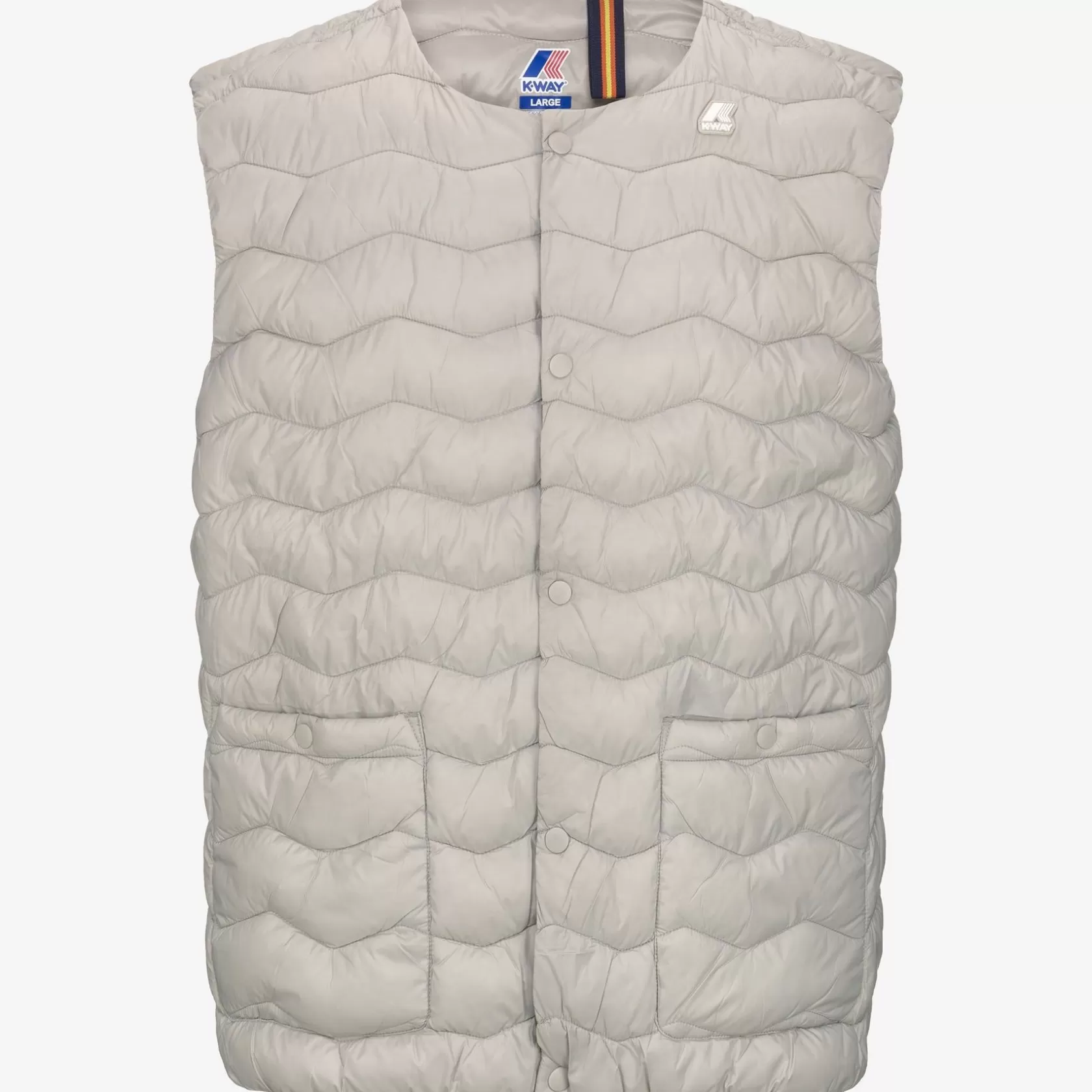 K-WAY Gilet^Valty Trapuntato Warmbeige Lt