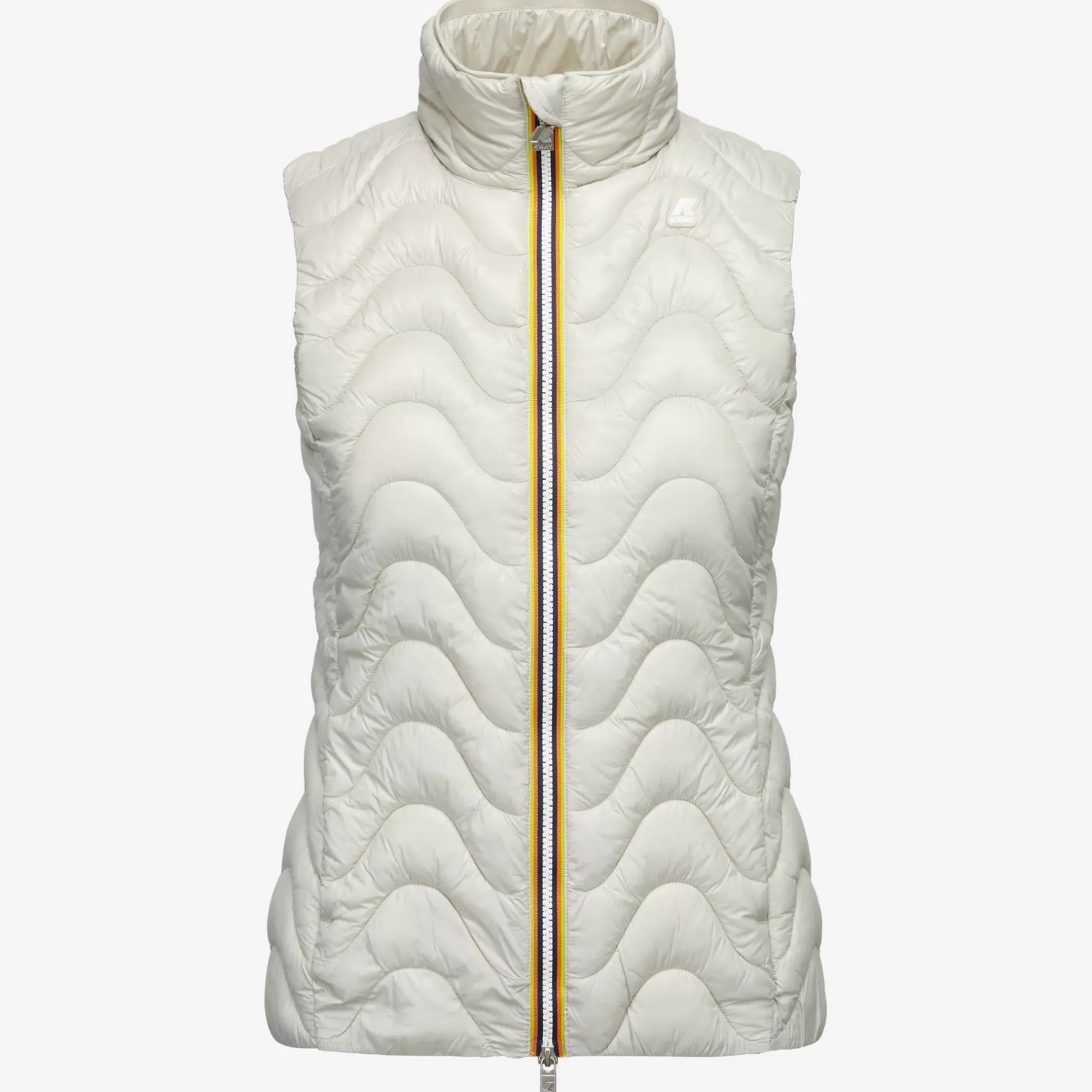 K-WAY Gilet^Viola Trapuntato Warmbeige Lt